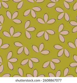 Seamless background with flowers peony. Illustration in style traditional Chinese painting
