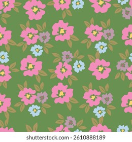 Seamless background with flowers peony. Illustration in style traditional Chinese painting