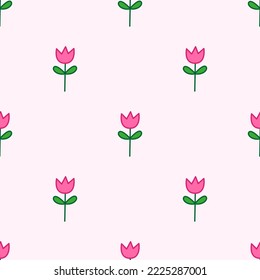 El fondo de las flores es impecable. Ilustración del vector