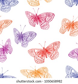 fondo transparente de las mariposas voladoras