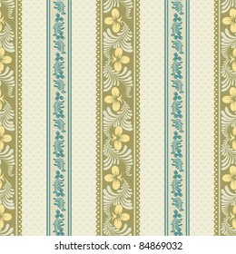 Seamless background in folk style