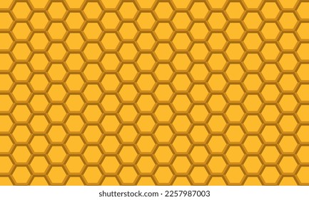 Seamless background in the form of beehives. Honeycombs