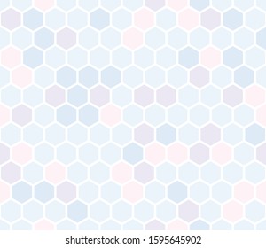 Seamless background in the form of a honeycomb structure