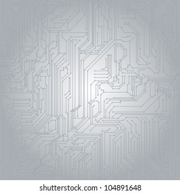 Seamless background in the form of printed circuit board