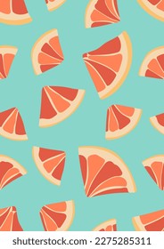 Seamless background with fruit.Eps 10 vector.