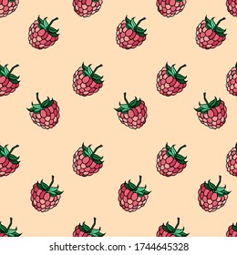 seamless background with fruits , summer pattern