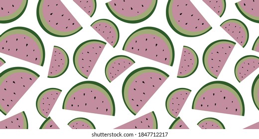 Seamless background with fruits. Vector illustration. Suitable for fabric, wallpaper, kitchen design