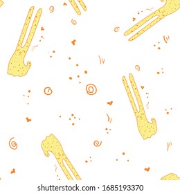seamless background, funny hares, can be used for children's clothing or website