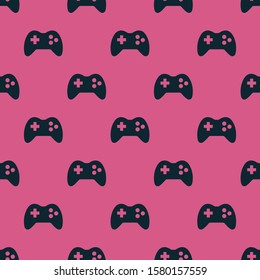 seamless background with game consoles for your design