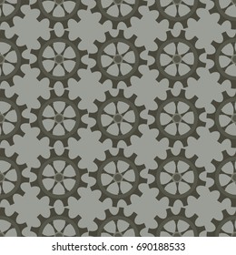 Seamless background with gears the wheels. Vector illustration.