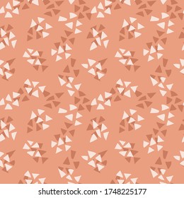 
Seamless background gender neutral baby sprinkles pattern. Simple whimsical minimal earthy 2 tone color. Kids nursery wallpaper or boho confetti fashion all over print.