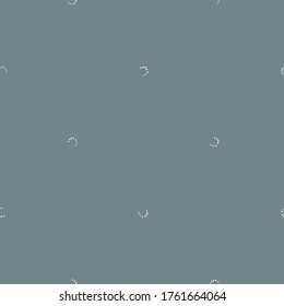 Seamless background gender neutral baby dotted pattern. Simple whimsical minimal earthy 2 tone color. Kids nursery wallpaper or boho spotted fashion all over print.