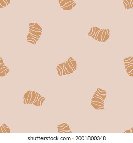 Seamless background gender neutral pattern. Whimsical minimal earthy 2 tone color. kids nursery wallpaper or boho cartoon space fashion all over print.