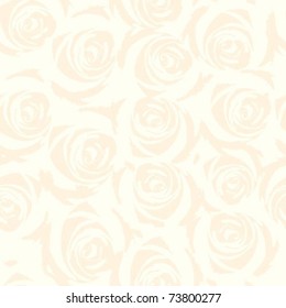 Seamless background from gentle roses