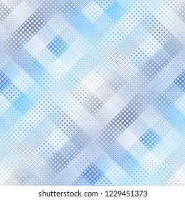 Seamless background. Geometric abstract diagonal plaid pattern. Vector image.