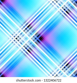 Seamless background. Geometric abstract diagonal plaid pattern in low poly pixel art style. Pastel colors. Vector image.