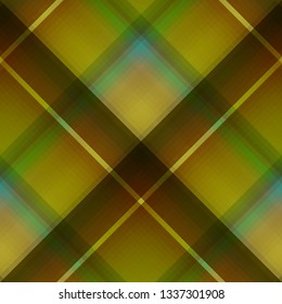 Seamless background. Geometric abstract diagonal plaid pattern in low poly pixel art style. Vector image.