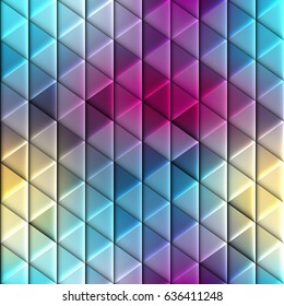 Seamless background. Geometric abstract diagonal pattern of a triangles.