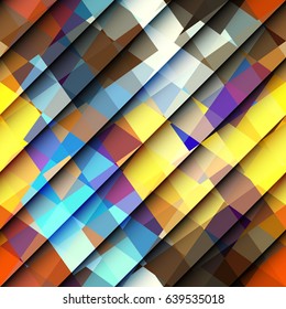 Seamless background. Geometric abstract diagonal pattern in a low poly style.