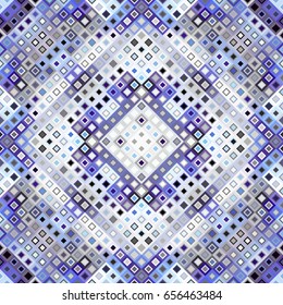 Seamless background. Geometric abstract diagonal pattern in low poly pixel art style.
