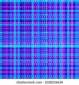 Seamless background. Geometric abstract pattern in low poly pixel art style. Polka dot pattern on low poly background.