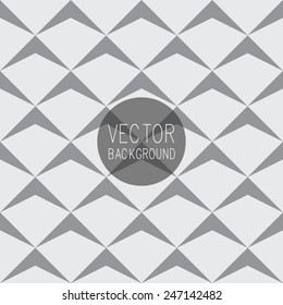 Seamless background with geometric design. Black and White Vector Illustration.