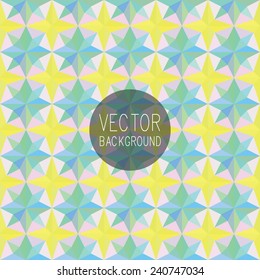 Seamless background with geometric design. Colorful Vector Illustration