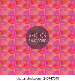 Seamless background with geometric design. Colorful Vector Illustration