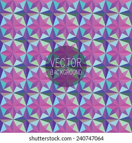 Seamless background with geometric design. Colorful Vector Illustration