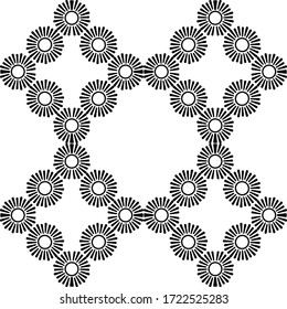 Seamless background with geometric minimalistic shapes. Objects with different textures. Simple design. Can be used for social media, posters, email, print, ads designs.