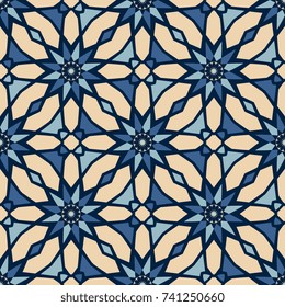 Seamless background with geometric pattern. Abstract background of geometric shapes. Geometric mosaic for tiles. Wallpaper pattern