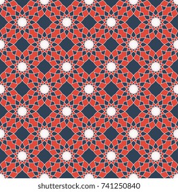 Seamless background with geometric pattern. Abstract background of geometric shapes. Geometric mosaic for tiles. Wallpaper pattern