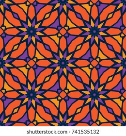 Seamless background with geometric pattern. Abstract background of geometric shapes. Geometric mosaic for tiles. Wallpaper pattern