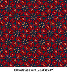 Seamless background with geometric pattern. Abstract background of geometric shapes. Geometric mosaic for tiles. Wallpaper pattern