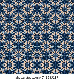 Seamless background with geometric pattern. Abstract background of geometric shapes. Geometric mosaic for tiles. Wallpaper pattern