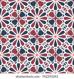 Seamless background with geometric pattern. Abstract background of geometric shapes. Geometric mosaic for tiles. Wallpaper pattern