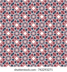 Seamless background with geometric pattern. Abstract background of geometric shapes. Geometric mosaic for tiles. Wallpaper pattern