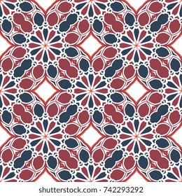 Seamless background with geometric pattern. Abstract background of geometric shapes. Geometric mosaic for tiles. Wallpaper pattern
