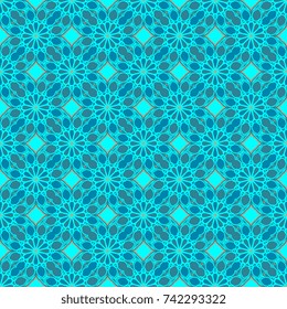 Seamless background with geometric pattern. Abstract background of geometric shapes. Geometric mosaic for tiles. Wallpaper pattern