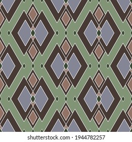 seamless background with geometric pattern. colored rhombuses. vector. Vector illustration