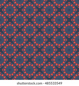 Seamless background of geometric pattern. Vector illustration