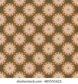 Seamless background of geometric pattern. Vector illustration