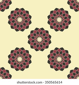Seamless background with geometric pattern. Wallpaper pattern