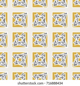 Seamless background with geometric shapes. Abstract background with squares and triangles. Vector EPS 10.