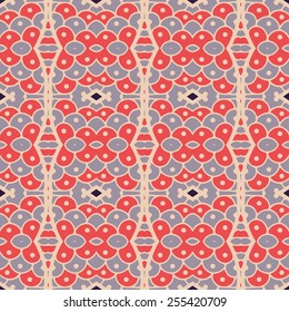 Seamless background with  geometrical drawing. Vector illustration. 