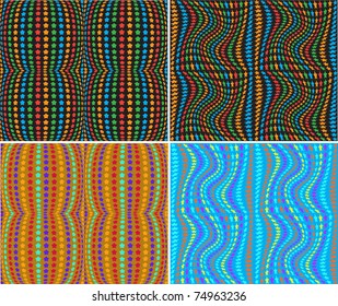 Seamless a background from a geometrical ornament
