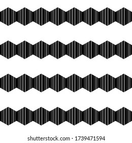El fondo es impecable. Geometría. Diseño con eclosión manual. Ornamento étnico de boho. Motivo tribal. Ilustración vectorial para diseño web o impresión.
