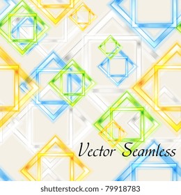 Seamless background with glossy squares. Eps 10 - Powered by Shutterstock - Get 15% off with code: PIKWIZARD15