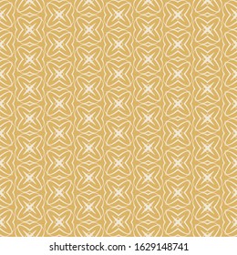 Seamless background - gold background. Geometric ornament - wallpaper. Vector image