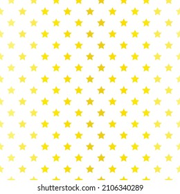 seamless background with gradient golden yellow stars pattern for gift paper, wrapping paper or etc.